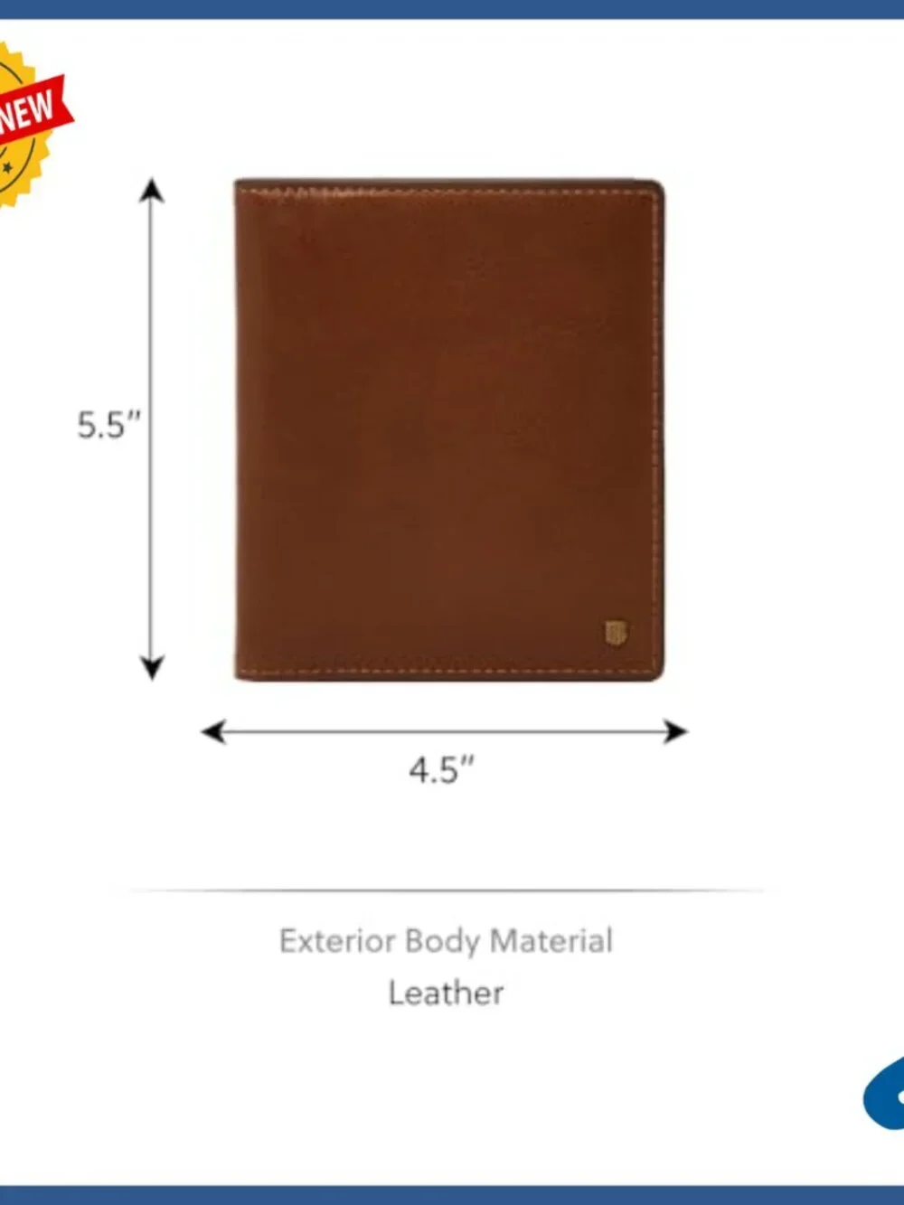 Genuine Leather Passport Case Wallet with Card Slots Travel Organizer